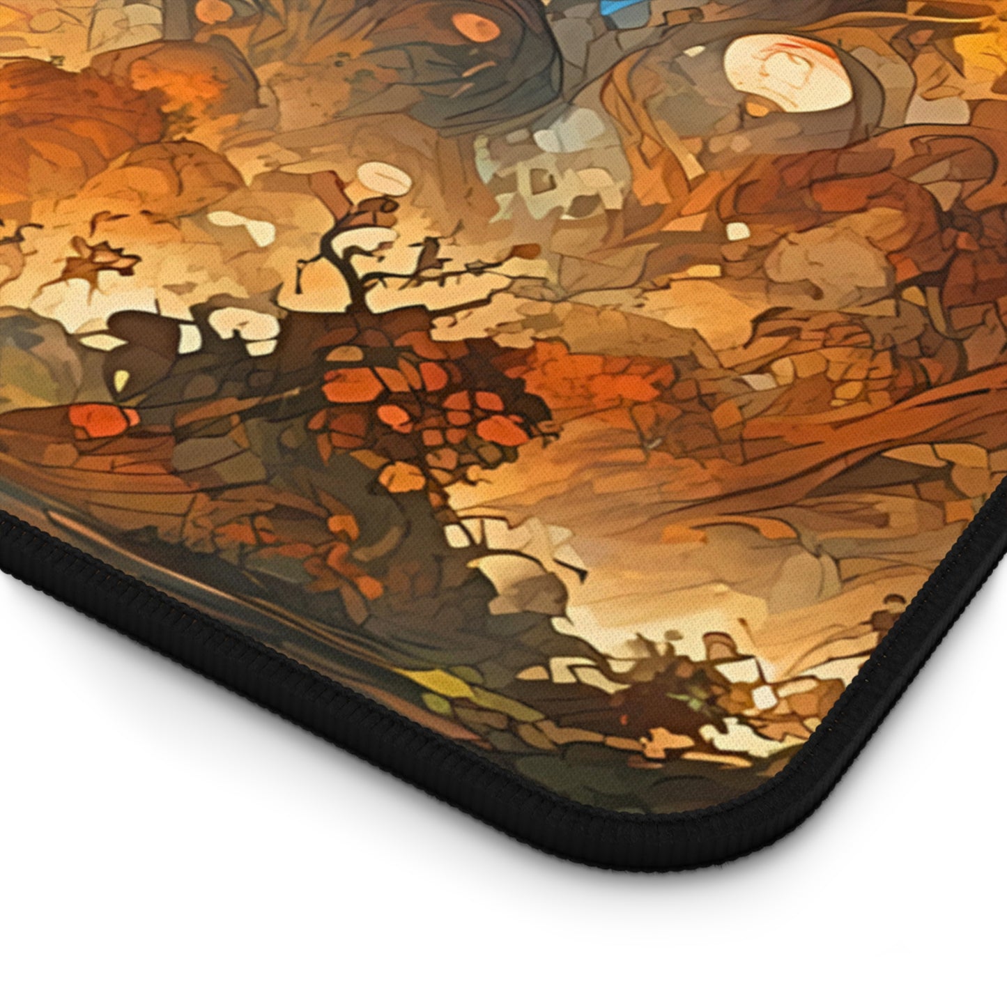Nihonga - Watcher in the Woods Desk Mat