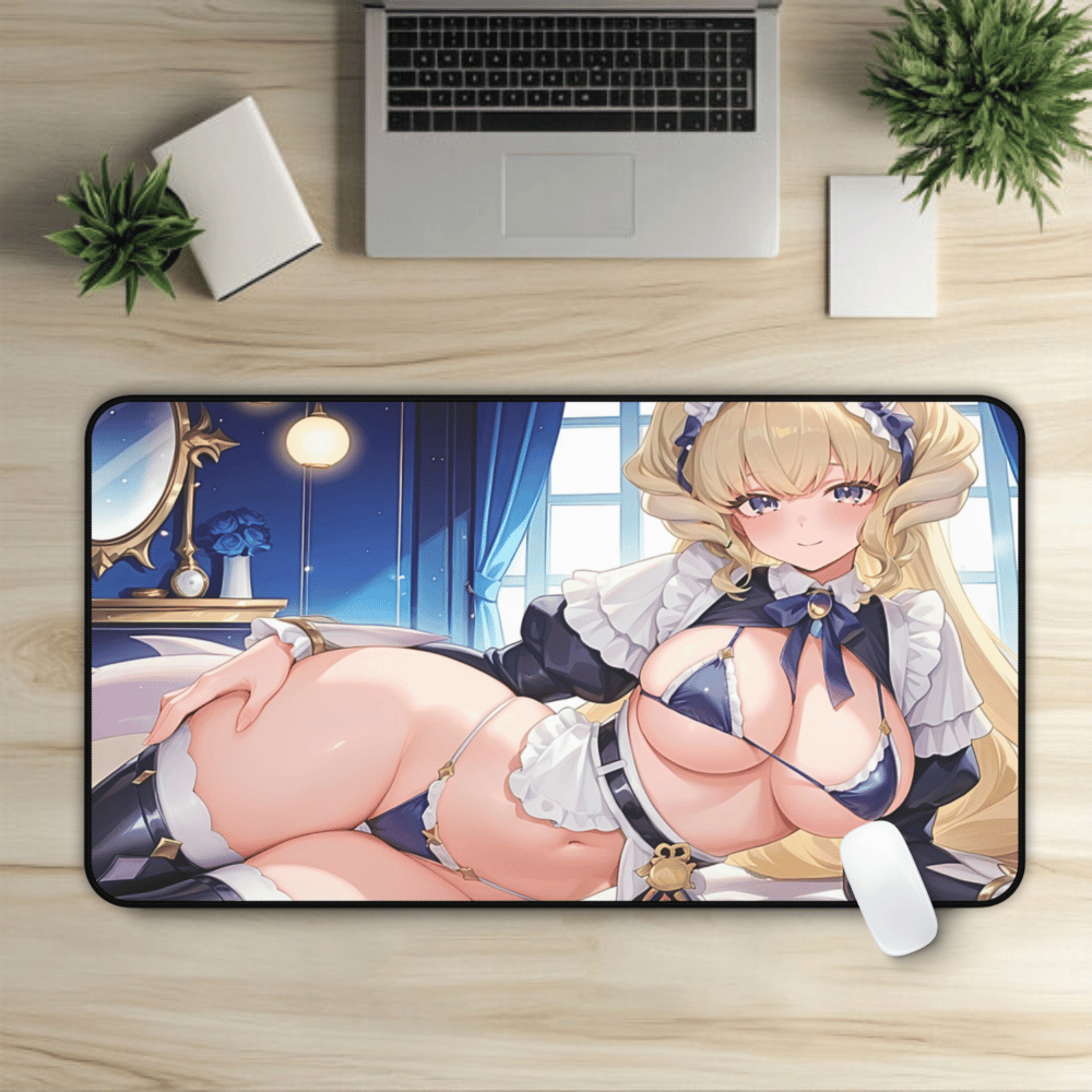 Sexy Lady Dragon Maid Anime Desk Mat