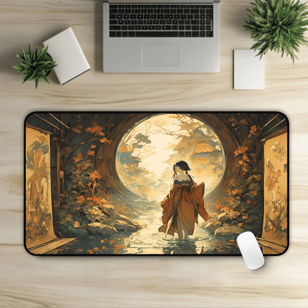 Nihonga - Silent Reflections Desk Mat
