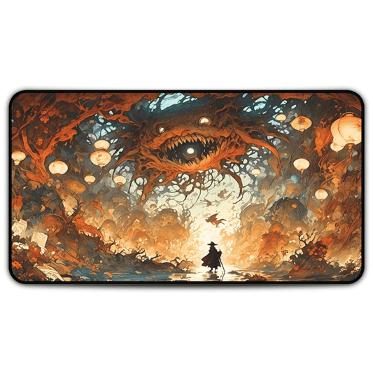 Nihonga - Watcher in the Woods Desk Mat