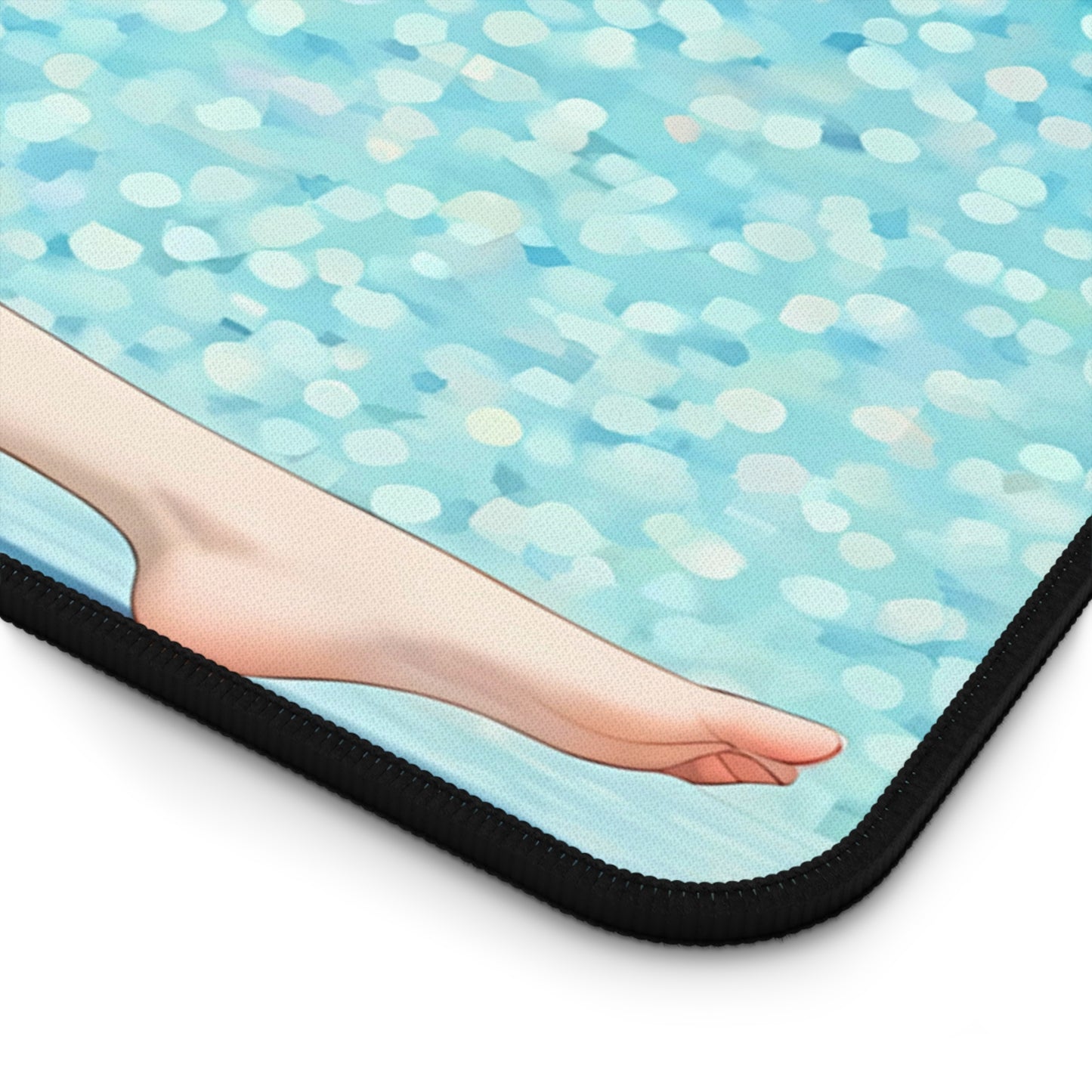 Yumeko – Lewd Dark Hair & White Bikini Anime Waifu Desk Mat