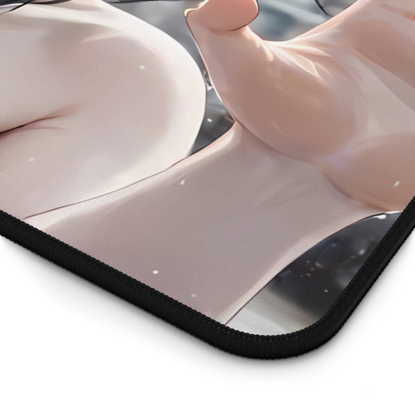 POV Car Wash Topless Pale Skin Emo Girl Anime Desk Mat sexy anime girl, lewd waifu artwork