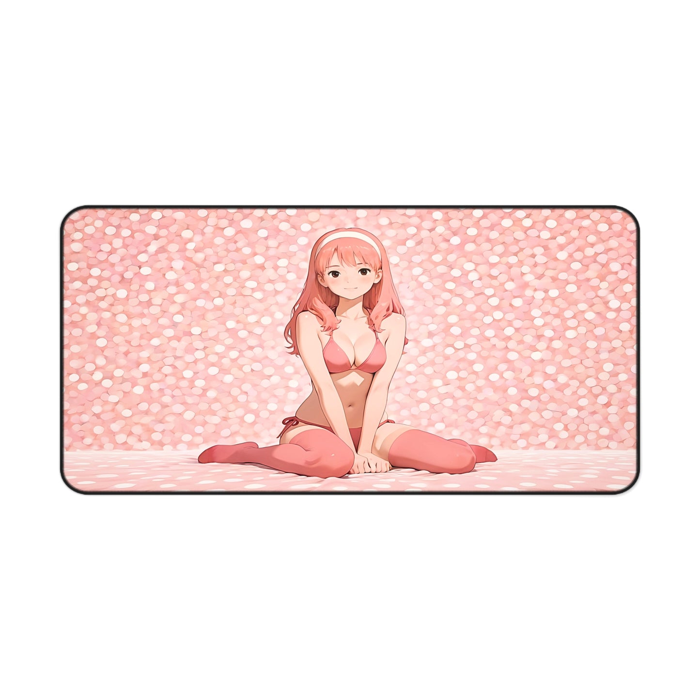 Yumeko – Pink Blossom & Velvet Flame Lewd Desk Mat