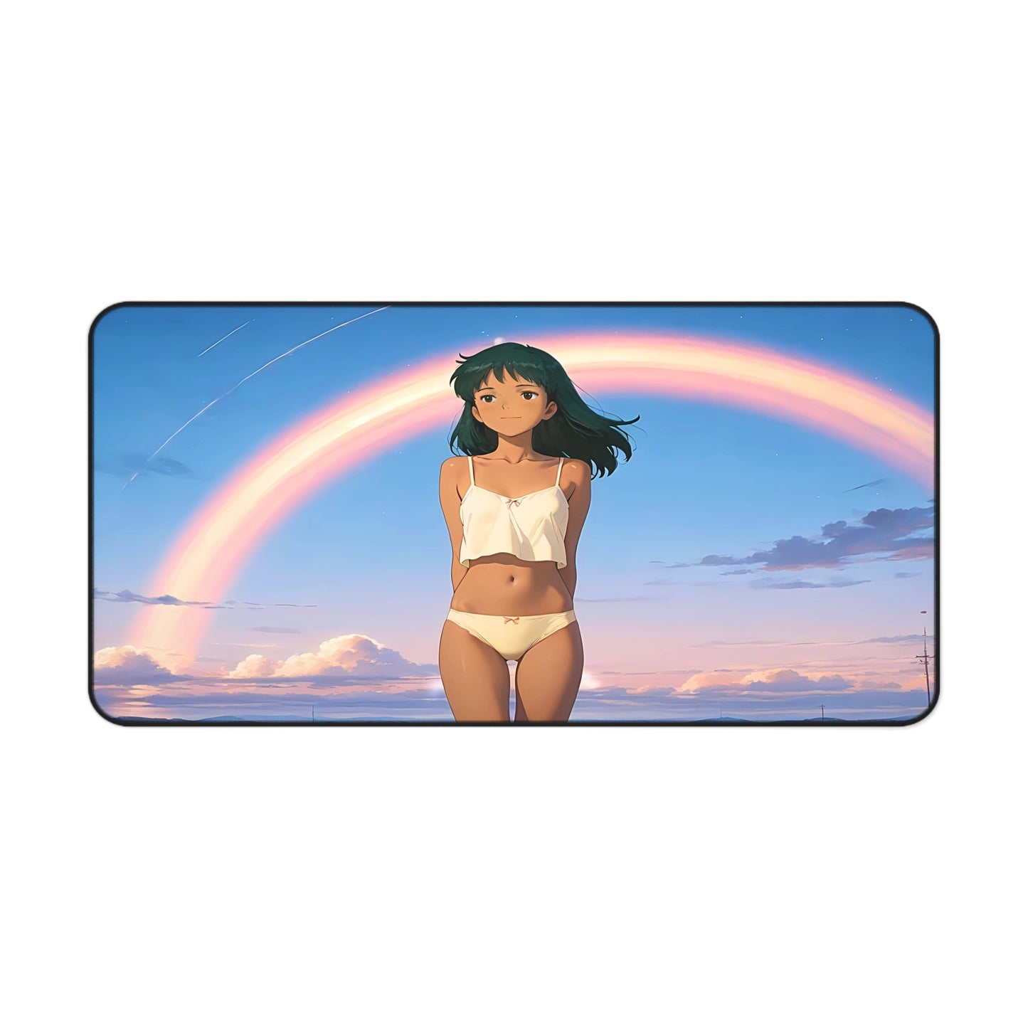 Yumeko – Tan Waifu & Rosy Sunset Desk Mat