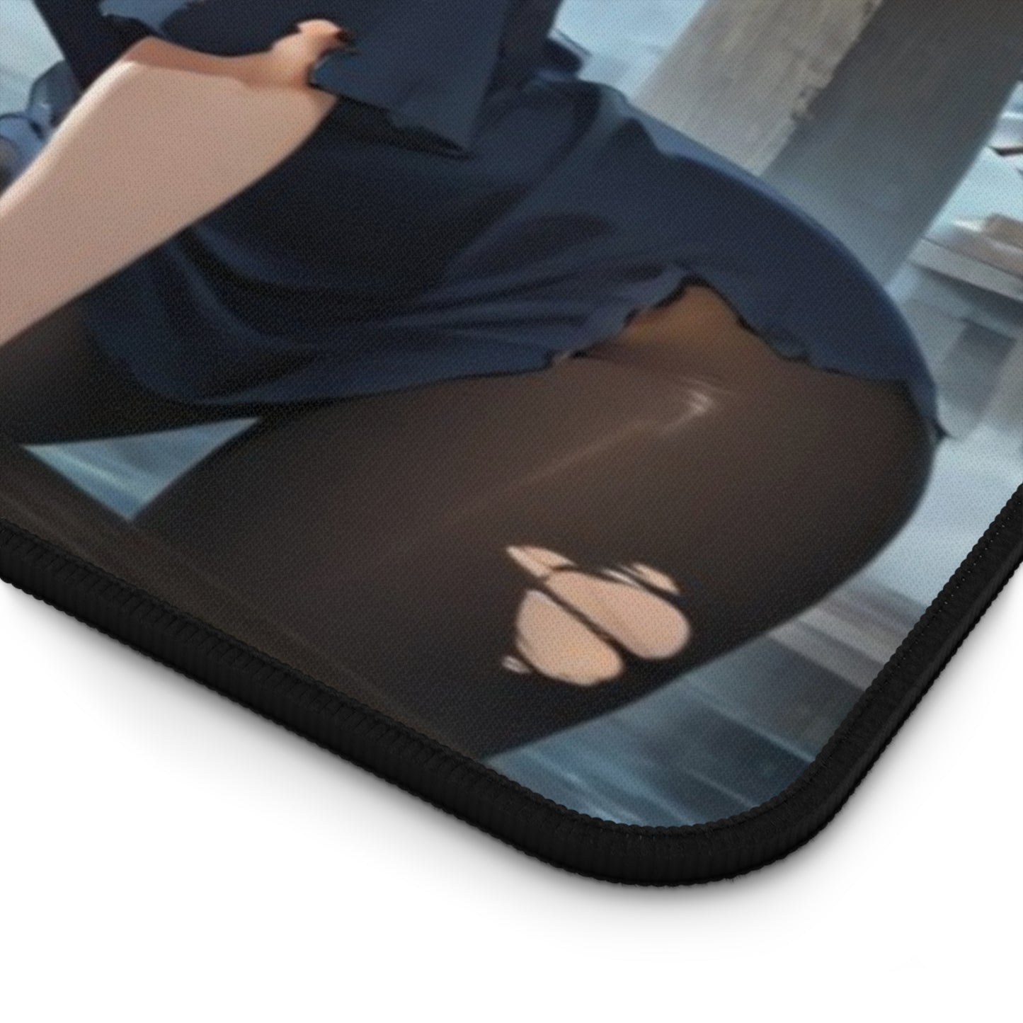 Yumeko – The Witch of Ironclads Desk Mat anime desk mat with dreamy waifu illustration in classic anime style, featuring a beautiful Japanese anime girl and soft aesthetic design
