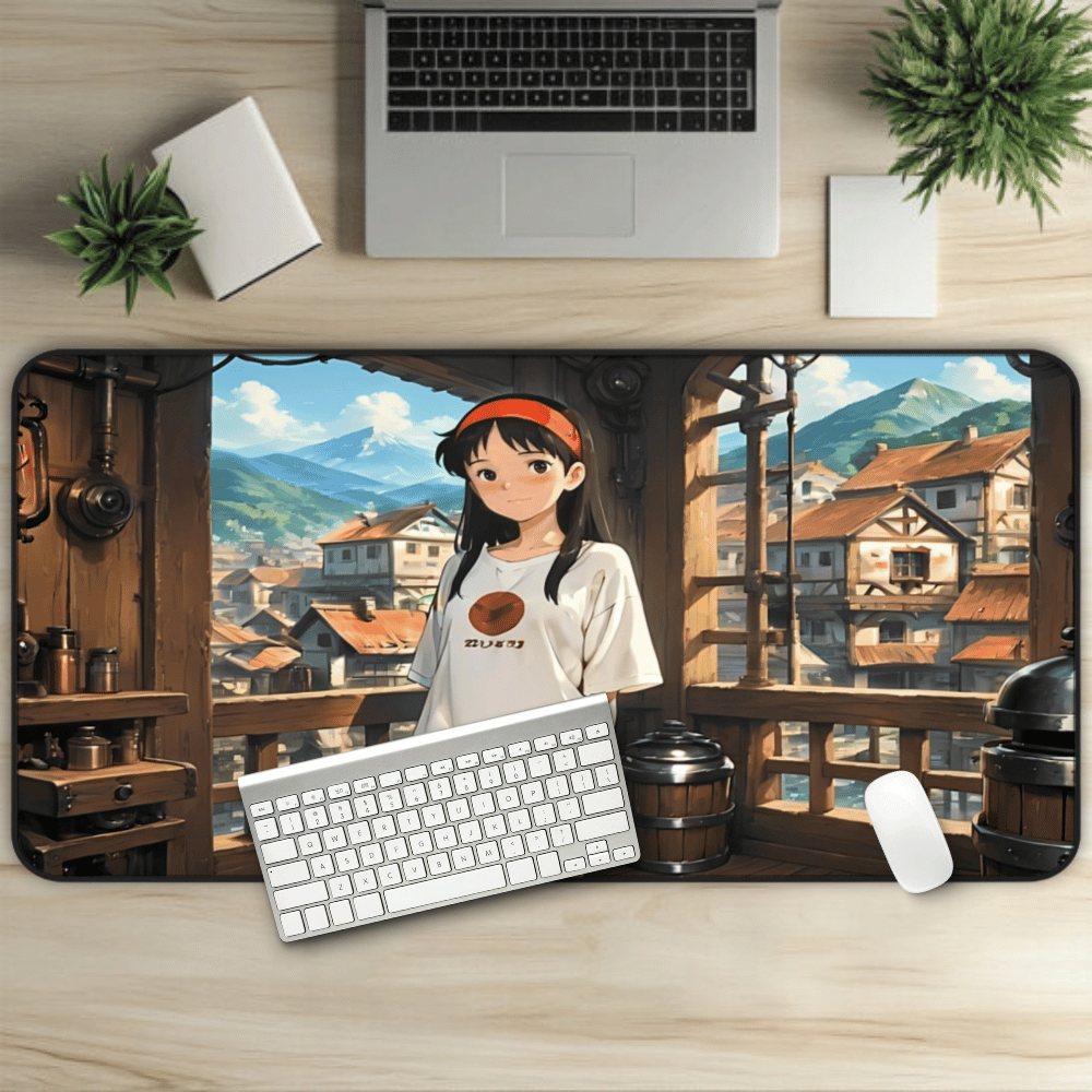 Yumeko – Blushing Dark Haired Waifu Desk Mat
