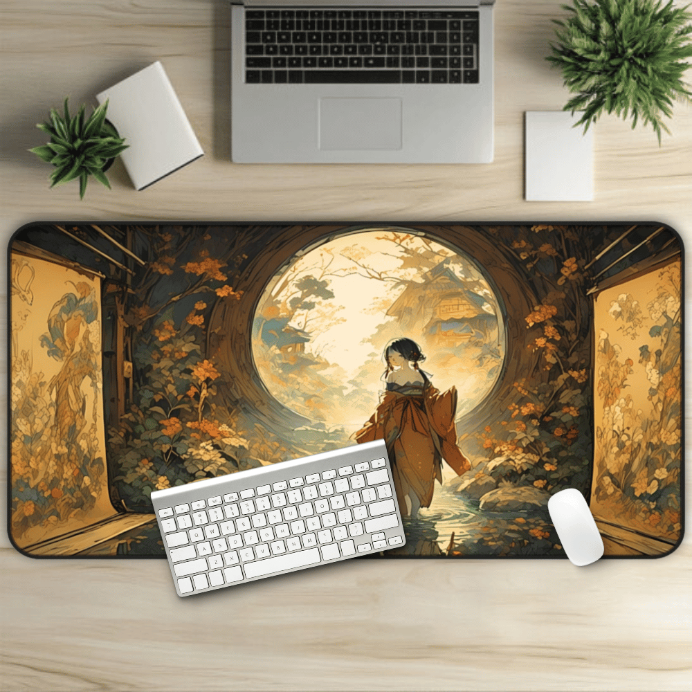 Nihonga - Silent Reflections Desk Mat