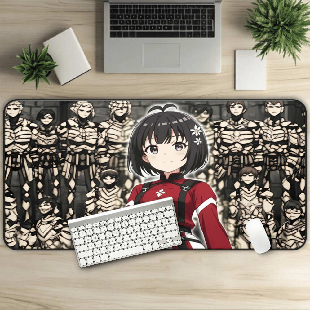 Zombie Master Girl Anime Desk Mat sexy anime girl, lewd waifu artwork
