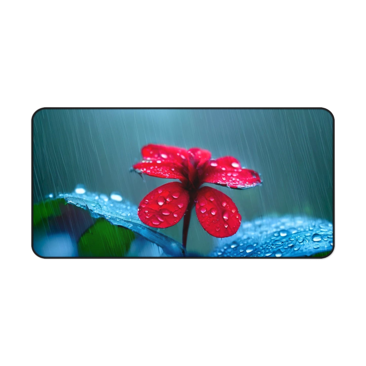 Rain Kissed Blossom Desk Mat