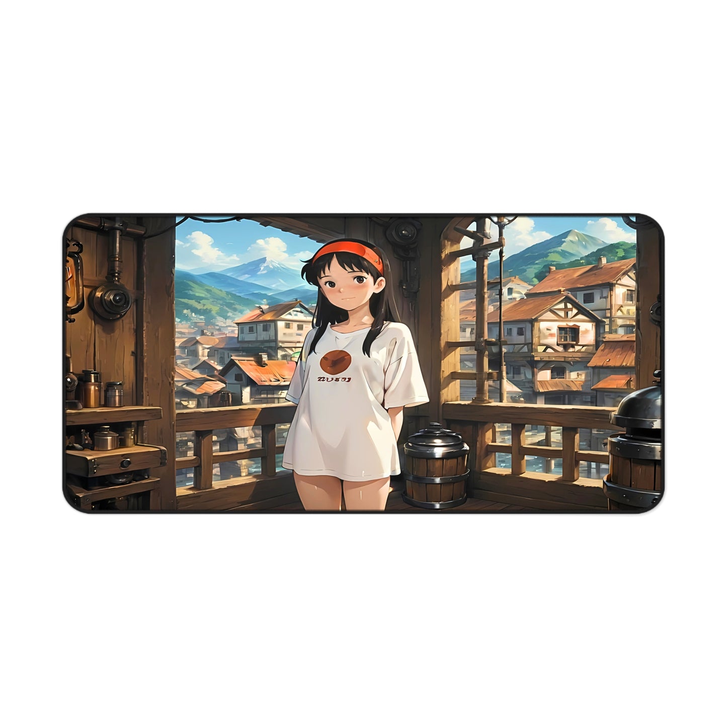 Yumeko – Blushing Dark Haired Waifu Desk Mat