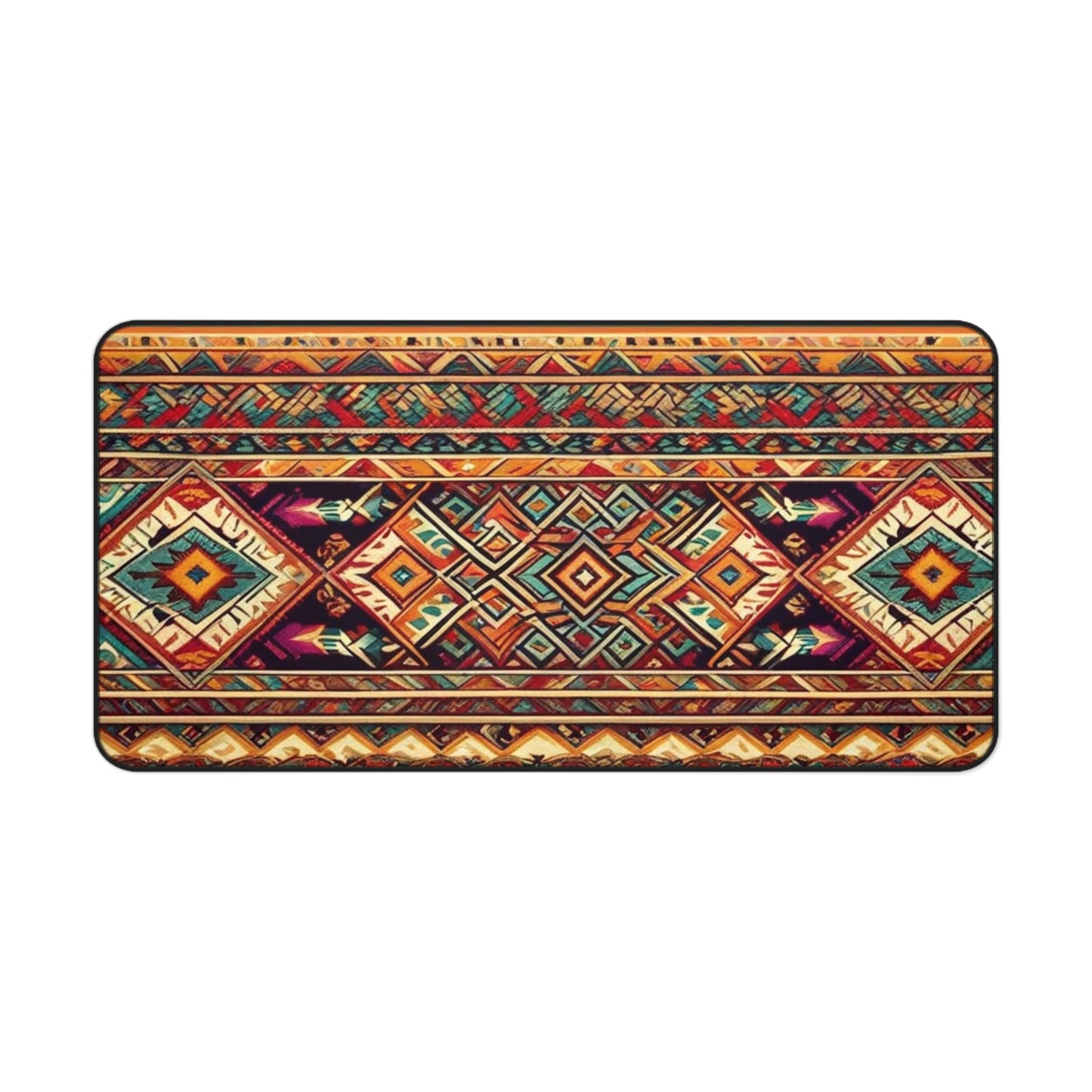 Quetzalcoatl Aztec Carpet Desk Mat