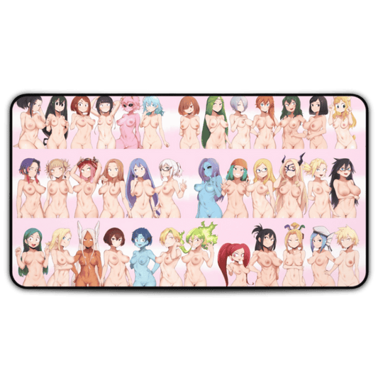 Naked Anime Girls Extended Hentai Mousepad