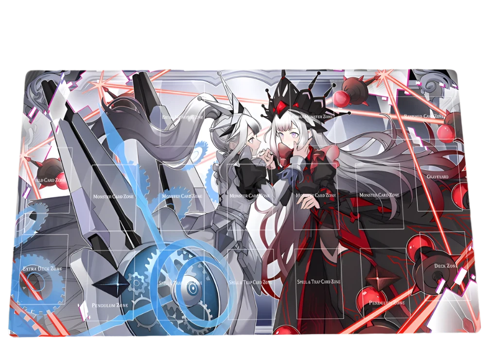 Red & White Queens Playmat "Embrace"