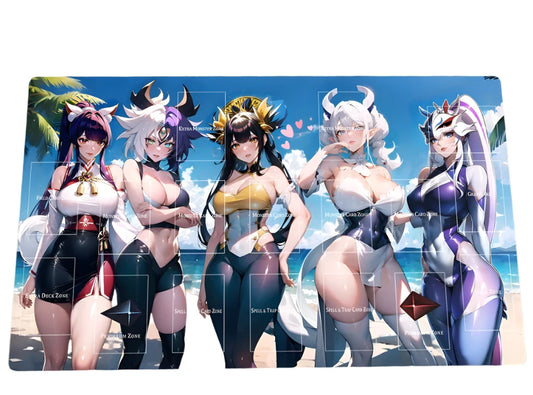 Sexy Labrynth Girls Playmat "Group Photo"