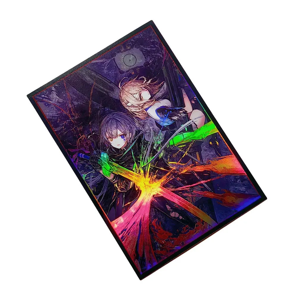 Holographic Twins Of Darkness Anime Card Sleeves