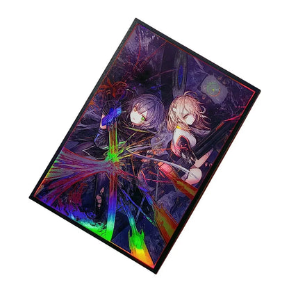 Holographic Twins Of Darkness Anime Card Sleeves