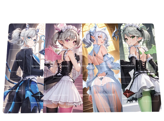 Sexy Labrynth Girls Anime Playmat