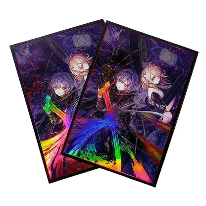 Holographic Twins Of Darkness Anime Card Sleeves