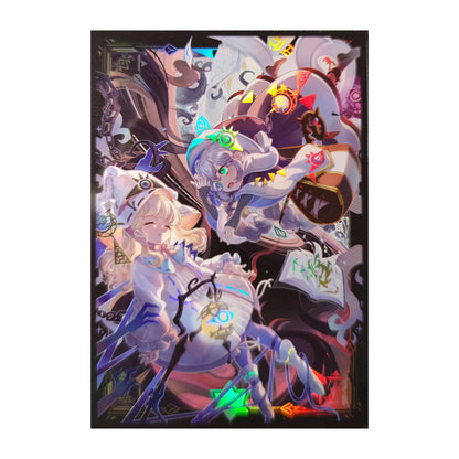 Lost In The Twilight Forest Holographic Anime Card Sleeves