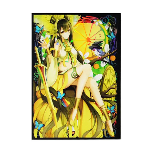 Mystic Mikana Fan Art Holographic Anime Card Sleeves